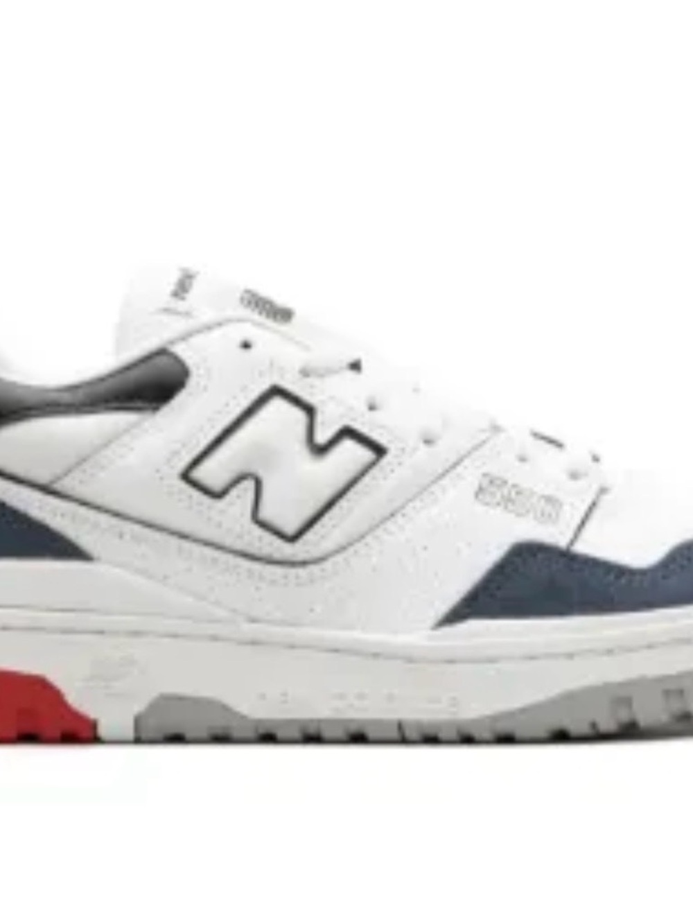New Balance 550 White Navy Red Sneakers Size 11.5